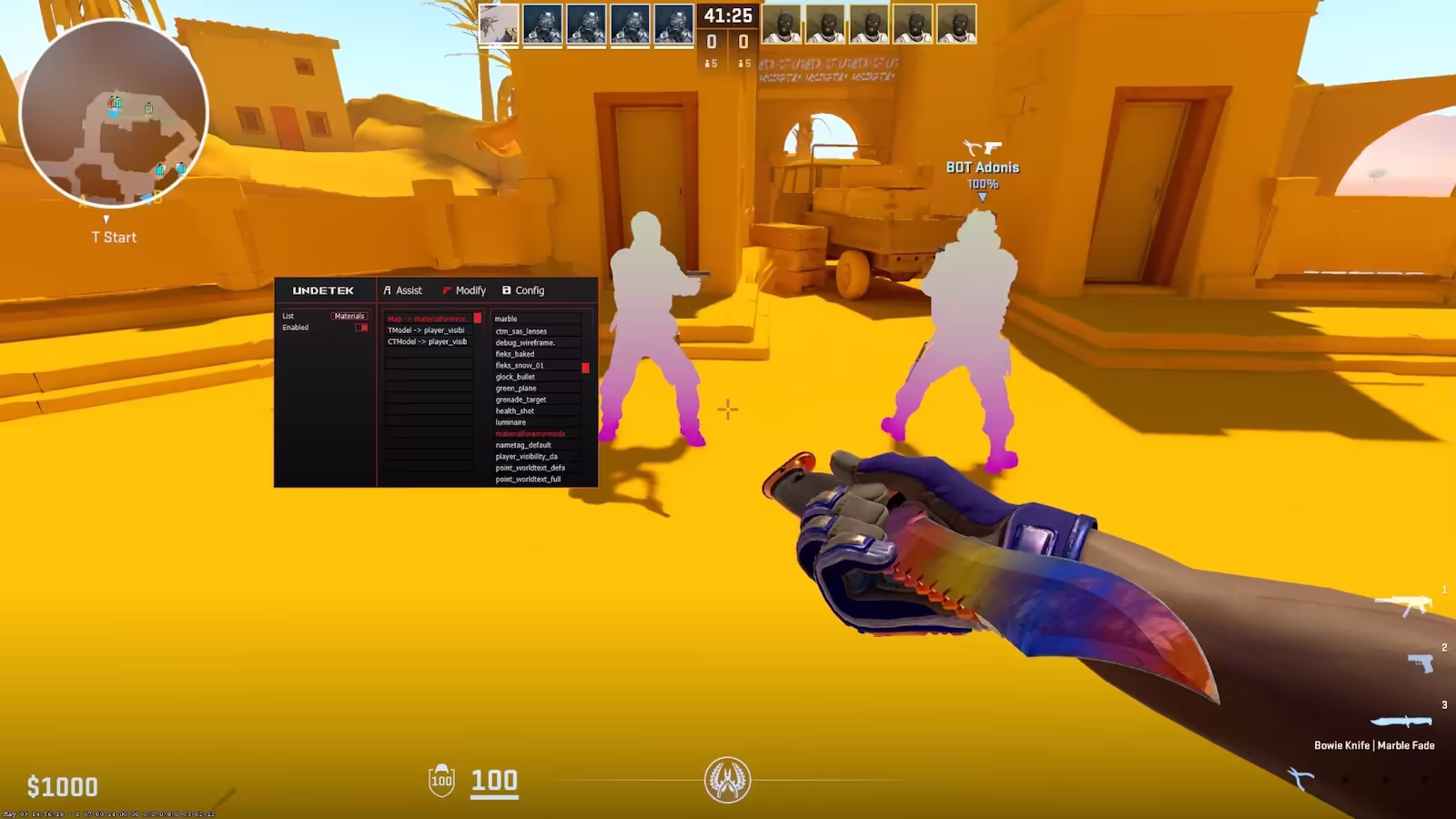 undetek texture map changer cheat hack