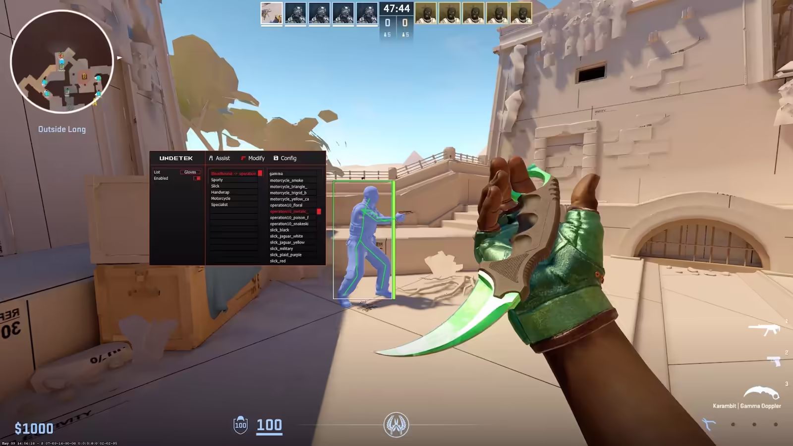 undetek knife model changer