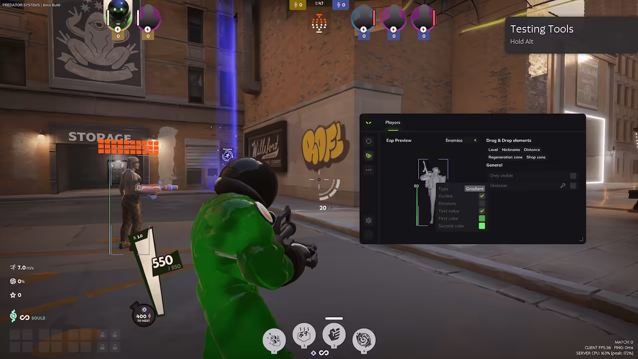 predator systems deadlock cheat