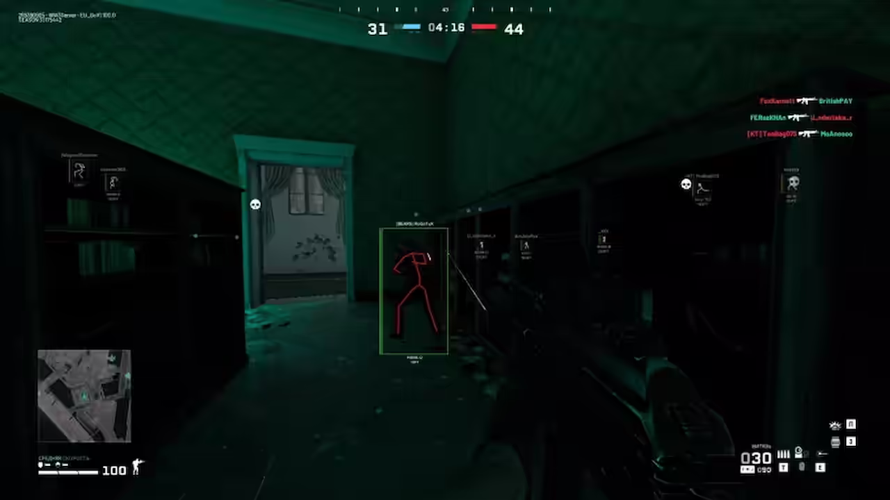 recoil control settings tab open feature active during World War 3 gameplay